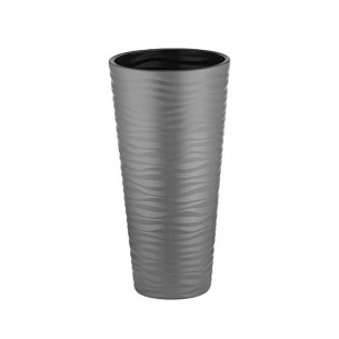 Кашпа за цветя, 30 x 30 x 57 см, Антрацит | цена за 1бр