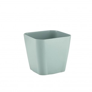 Саксия с дренаж Flora  23,5 x 23,5 см небесно син | цена за 1бр
