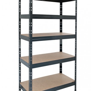 Стелаж метален RIVET175, Антрацит, 180 x 90 x 40 см | цена за 1бр Стелаж метален RIVET175, Антрацит, 180 x 90 x 40 см | цена за 1бр