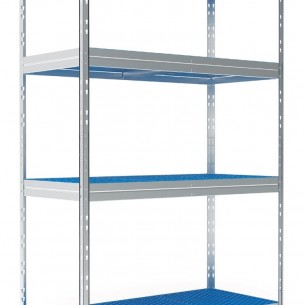 Стелаж метален HORECA175, Алуминий/РР, 180 x 110 x 50 см | цена за 1бр Стелаж метален HORECA175, Алуминий/РР, 180 x 110 x 50 см | цена за 1бр