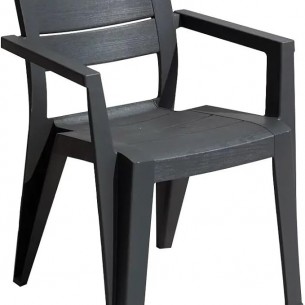 Градински стол Keter Julie 246188 графит | цена за 1бр