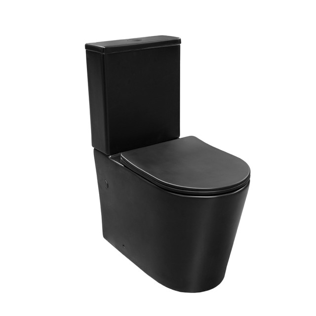 Моноблок задно и долно оттичане Cascada Salvador Black, Черен мат | цена за 1бр