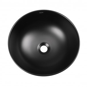 Порцеланова мивка Cascada WB25 с кръгла форма, Черен мат, 40 x 13 см | цена за 1бр Порцеланова мивка Cascada WB25 с кръгла форма, Черен мат, 40 x 13 см | цена за 1бр