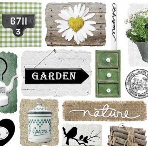 Подложка за хранене Venilia Garden 30x45cm | цена за 1бр Подложка за хранене Venilia Garden 30x45cm | цена за 1бр