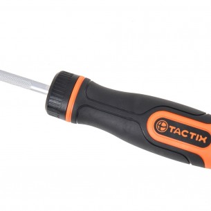Отвертка с тресчотка TACTIX CR-V | цена за 1бр