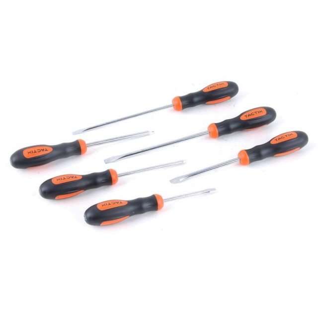 Комплект отвертки TACTIX PH CR-V, 6 броя | цена за 1бр