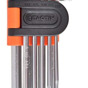 Комплект шестограми TACTIX TORX CR-V 1.5-10 мм, 9 броя | цена за 1бр