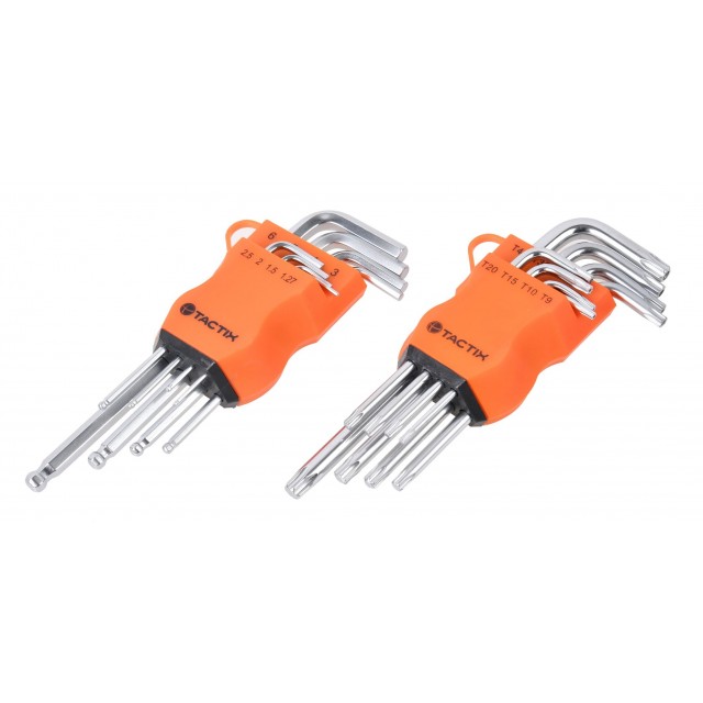 Комплект шестограми 8 броя TACTIX CR-V HEX+8бр TORX  | цена за 1бр