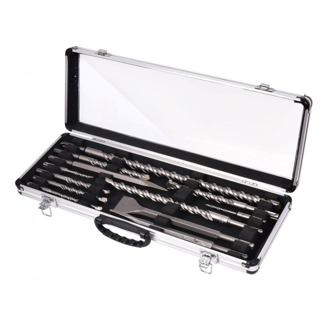 Комплект свредла и длета TACTIX SDS plus, 11 броя | цена за 1бр