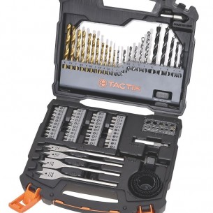 Комплект битове и свредла TACTIX 78 броя | цена за 1бр Комплект битове и свредла TACTIX 78 броя | цена за 1бр