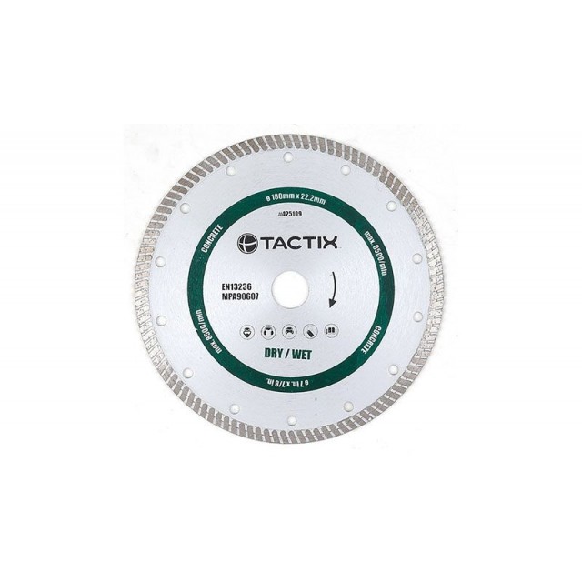 Диамантен диск Turbo TACTIX, 115 x 22.23 мм | цена за 1бр