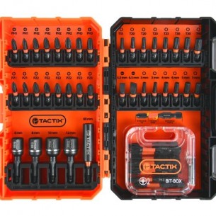 Комплект ударни битове TACTIX 47 части | цена за 1бр Комплект ударни битове TACTIX 47 части | цена за 1бр