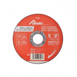 Диск за рязане за Inox Onsite, 115 х 1 х 22.23 мм | цена за 1бр