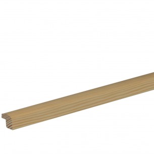 Профилна лайсна SF290, смърч-бор, 240 х 1,7 х 2,2 см | цена за 1бр