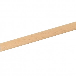 Дървен кръгъл профил гладък 10 мм, Необработен бук, 100 см | цена за 1бр