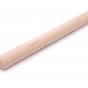 Дървен кръгъл профил гладък 22 мм, Необработен бук, 100 см | цена за 1бр