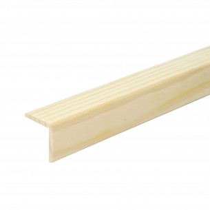 Дървен ъглов профил без чепове 50 х 50 мм, Смърч/Бор, 240 см | цена за 1бр