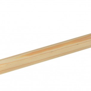 Дървен ъглов профил - Бидинг без чепове 12 x 12 мм, Смърч/Бор, 240 см | цена за 1бр Дървен ъглов профил - Бидинг без чепове 12 x 12 мм, Смърч/Бор, 240 см | цена за 1бр