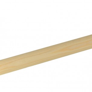 Дървен ъглов профил - Бидинг без чепове 14 x 14 мм, Смърч/Бор, 240 см | цена за 1бр
