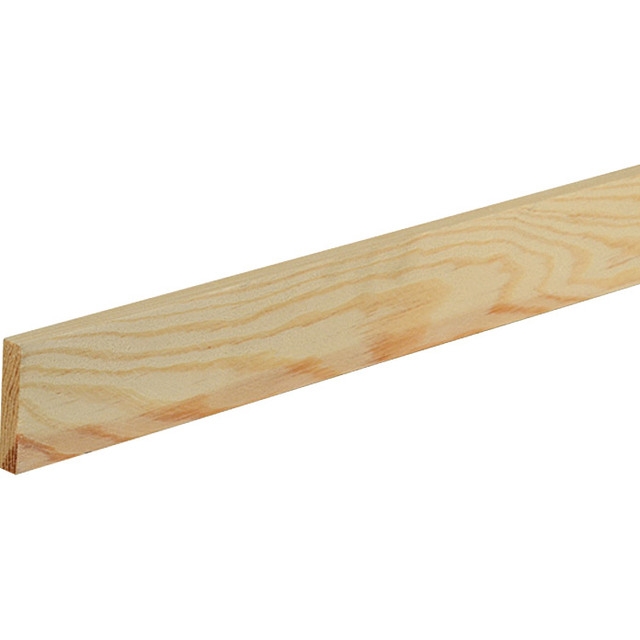 Дървен правоъгълен профил без чепове 10 x 46 мм, Смърч/Бор, 240 см | цена за 1бр