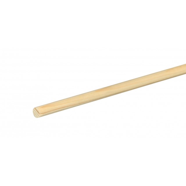 Дървен кръгъл профил без чепове 13 мм, Смърч/бор, 100 см | цена за 1бр