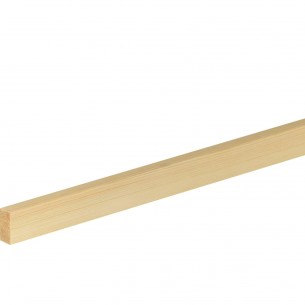 Дървен правоъгълен профил без чепове 10 x 19 мм, Смърч/бор, 100 см | цена за 1бр Дървен правоъгълен профил без чепове 10 x 19 мм, Смърч/бор, 100 см | цена за 1бр