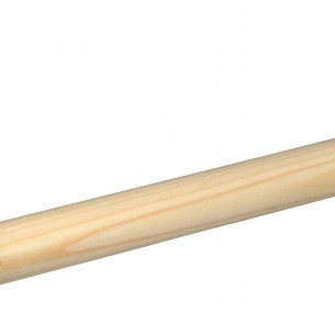 Дървен кръгъл профил без чепове 28 мм смърч/бор, 100 см | цена за 1бр