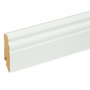 Перваз FU073L1 MDF 18x70mm бял FOFA015, 240 cm | цена за 1линм