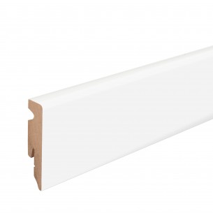 Перваз FU062L1 MDF 15x58mm бял FOFA015, 240 cm | цена за 1линм