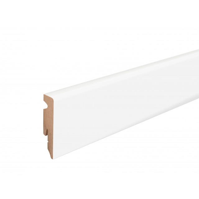 Перваз FU062L1 MDF 15x58mm бял FOFA015, 240 cm | цена за 1линм