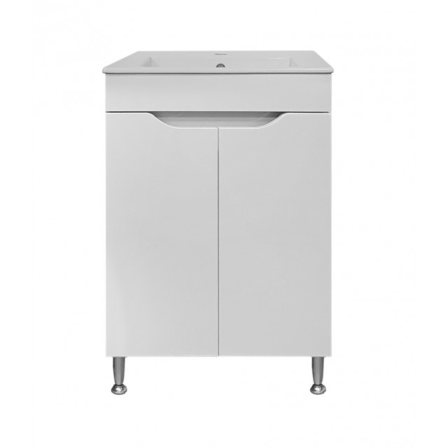 Долен шкаф за баня Makena Клара с мивка, Бял | цена за 1бр