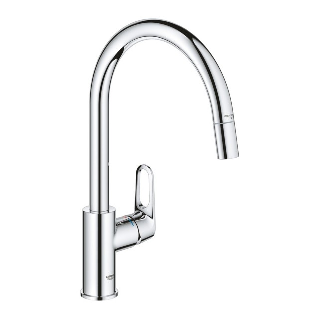 Кухенски смесител с издърпващ се чучур GROHE Start Flow OHM C-spout 30569000 | цена за 1бр