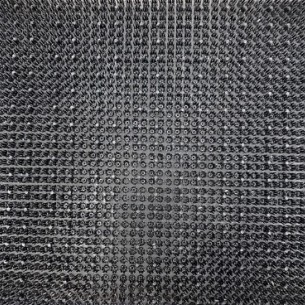 ПВЦ Изтривалка 40x60см Изкуствена трева, Антрацит, PGM9100-9106  | цена за 1бр