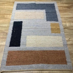 Ръчно тъкан килим FHF-04, Сив, 160 х 230 см | цена за 1бр Ръчно тъкан килим FHF-04, Сив, 160 х 230 см | цена за 1бр