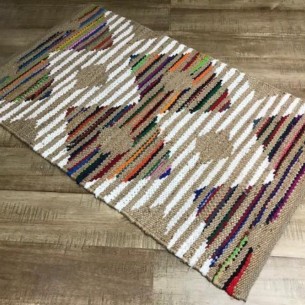 Ръчно тъкан килим  FHF-13, Бежов, 80 х 150 см | цена за 1бр