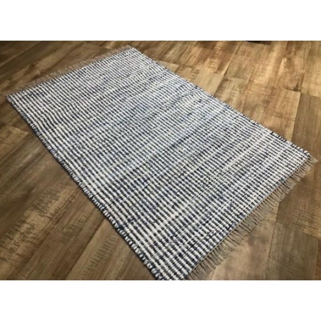 Ръчно тъкан килим FHF-200, Бежов/Антрацит, 60 х 120 см  | цена за 1бр