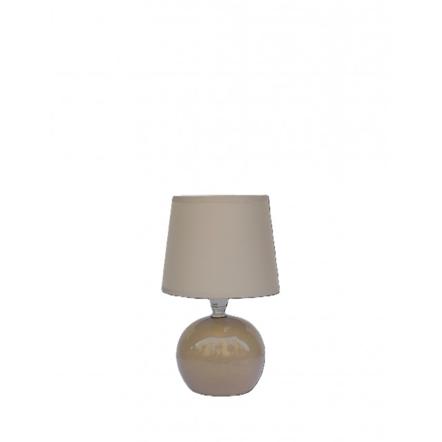 Настолна лампа Ziel Lighting LE 728, Бежов, 25 см | цена за 1бр