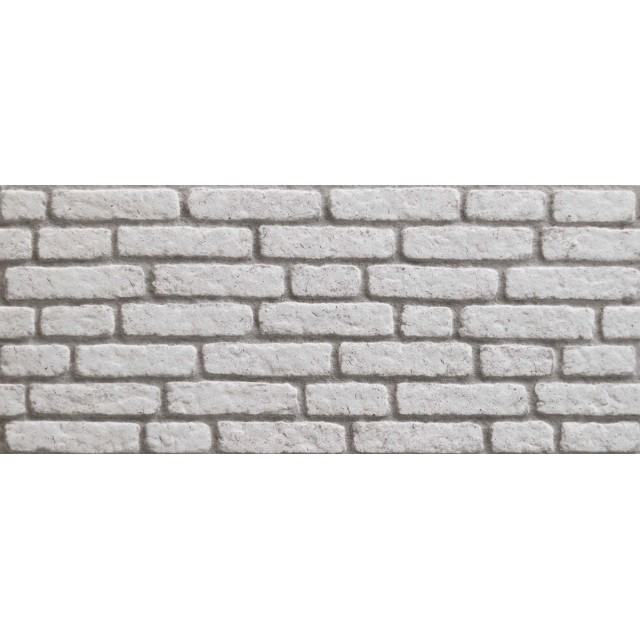 Декоративен стенен панел бяла тухла 120х50х2см | цена за 1бр