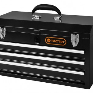 Куфар за инструменти TACTIX с 3 чекмеджета, 52 x 23 x 31 см | цена за 1бр Куфар за инструменти TACTIX с 3 чекмеджета, 52 x 23 x 31 см | цена за 1бр