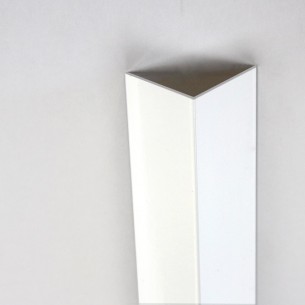 PVC ъглов профил Arcansas, 200 x 5 x 5 см, Бял сатен | цена за 1бр PVC ъглов профил Arcansas, 200 x 5 x 5 см, Бял сатен | цена за 1бр