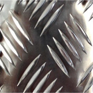 Алуминиева декорирана ламарина Arcansas, 50 x 20 x 1.5 см | цена за 1бр