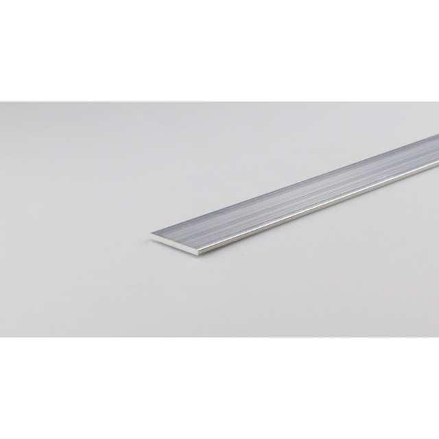 Алуминиев плосък профил Arcansas, 100 x 1 x 0.2 см | цена за 1бр