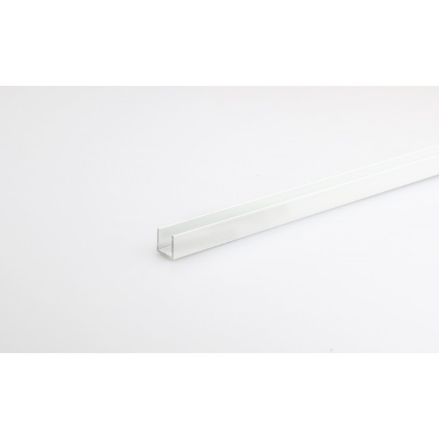 Алуминиев П-профил Arcansas, Бял, 200 x 1 x 1 см | цена за 1бр