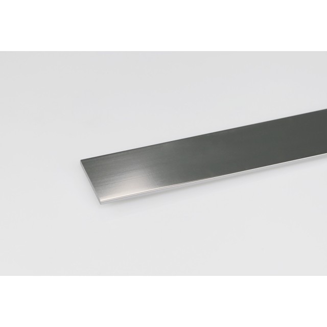 Алуминиев хромиран плосък профил Arcansas 100 х 2 х 0.2 см  | цена за 1бр