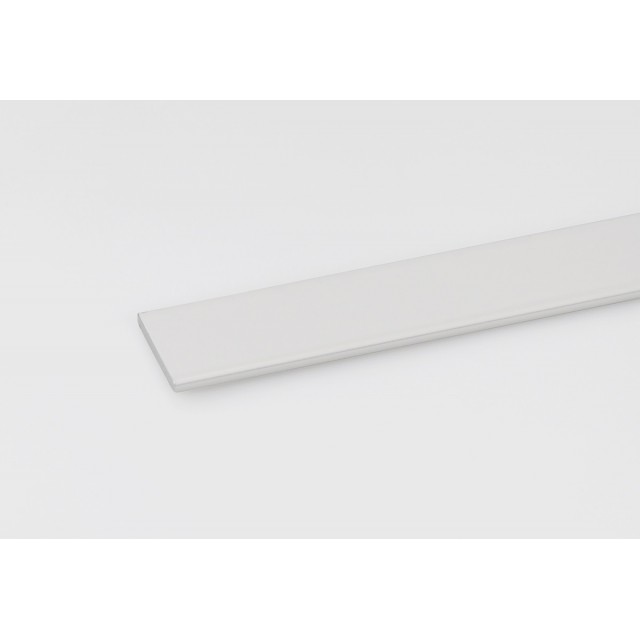 Алуминиев бял плосък профил Arcansas 100 х 2 х 0.2 см | цена за 1бр