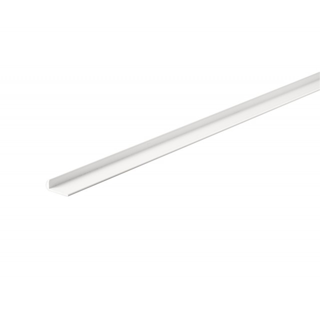 Алуминиев J профил Arcansas 100 x 1.8 см, Бял  | цена за 1бр