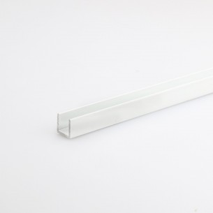 Алуминиев П-профил Arcansas 100 х 0.8 х 0.8 см, Бял  | цена за 1бр