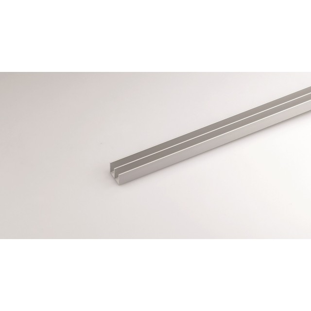 Алуминиев двоен П-профил анодизиран Arcansas 100 x 2 x 1 см | цена за 1бр