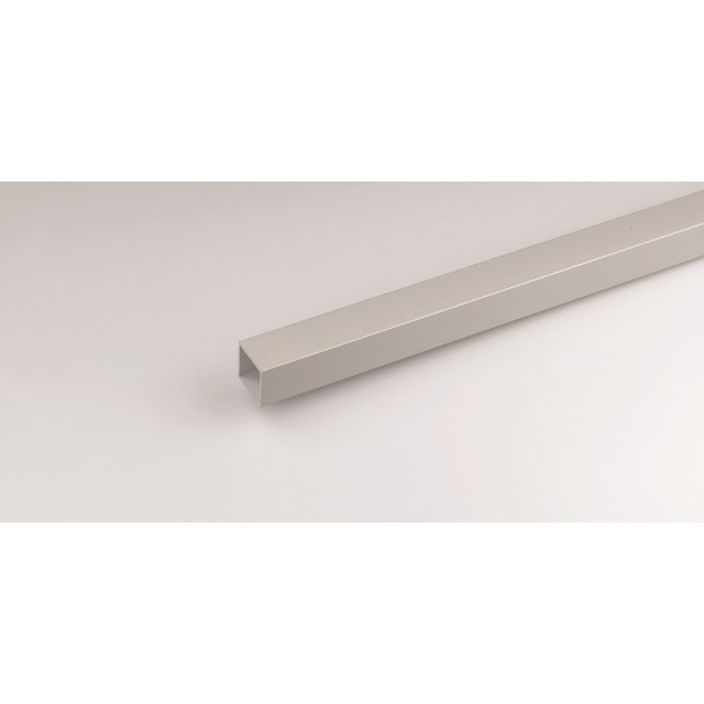 Алуминиев квадратен профил Arcansas, Сребро, 100 x 1.5 x 1.5 см | цена за 1бр