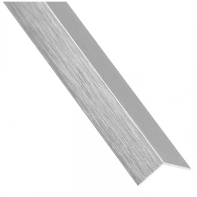 Алуминиев ъглов анодизиран профил Arcansas сребро 260 x 1.5 x 1.5 см | цена за 1бр